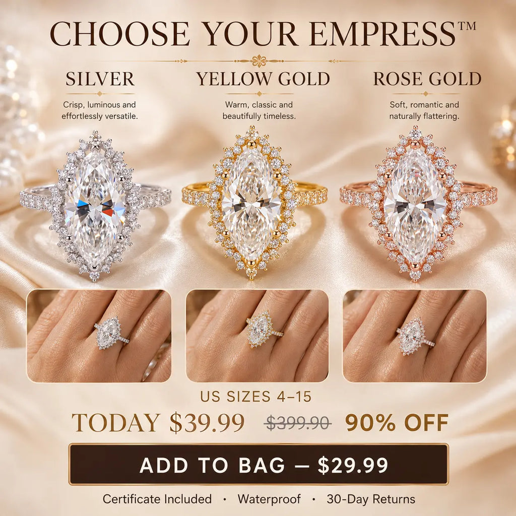 A Timeless Marquise Ring Designed To Make Every Moment Feel More Beautiful — Elegant Sparkle You’ll Love Wearing Every Day-Last Day Sale-90% OFF🔥