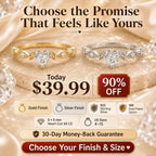 A Promise You Can Wear Every Day — Heart-Cut 5A CZ “I Promise You” Ring in 925 Sterling Silver | Gold or Silver | Last Day Sale-90% OFF🔥