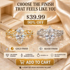 The Marquise Crown Lab-Grown Diamond Ring Set — A Three-Piece Bridal Stack Made for Your Forever | Gold or Silver | Last Day Sale-90% OFF🔥