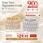 The Heiress 3-in-1 Seamless Interlocking Eternity Stack | Flawless Pear & Marquise Statement Ring Set | Waterproof Travel Decoy | Last Day 90% OFF 🔥