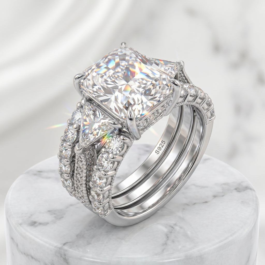 csandiva™ The Timeless Embrace 5.0ct Radiant Ring - Zero Anxiety Glamour & Smart Luxury Alternative | Claim 90% OFF Today🔥
