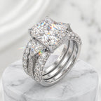 csandiva™ The Timeless Embrace 5.0ct Radiant Ring - Zero Anxiety Glamour & Smart Luxury Alternative | Claim 90% OFF Today🔥