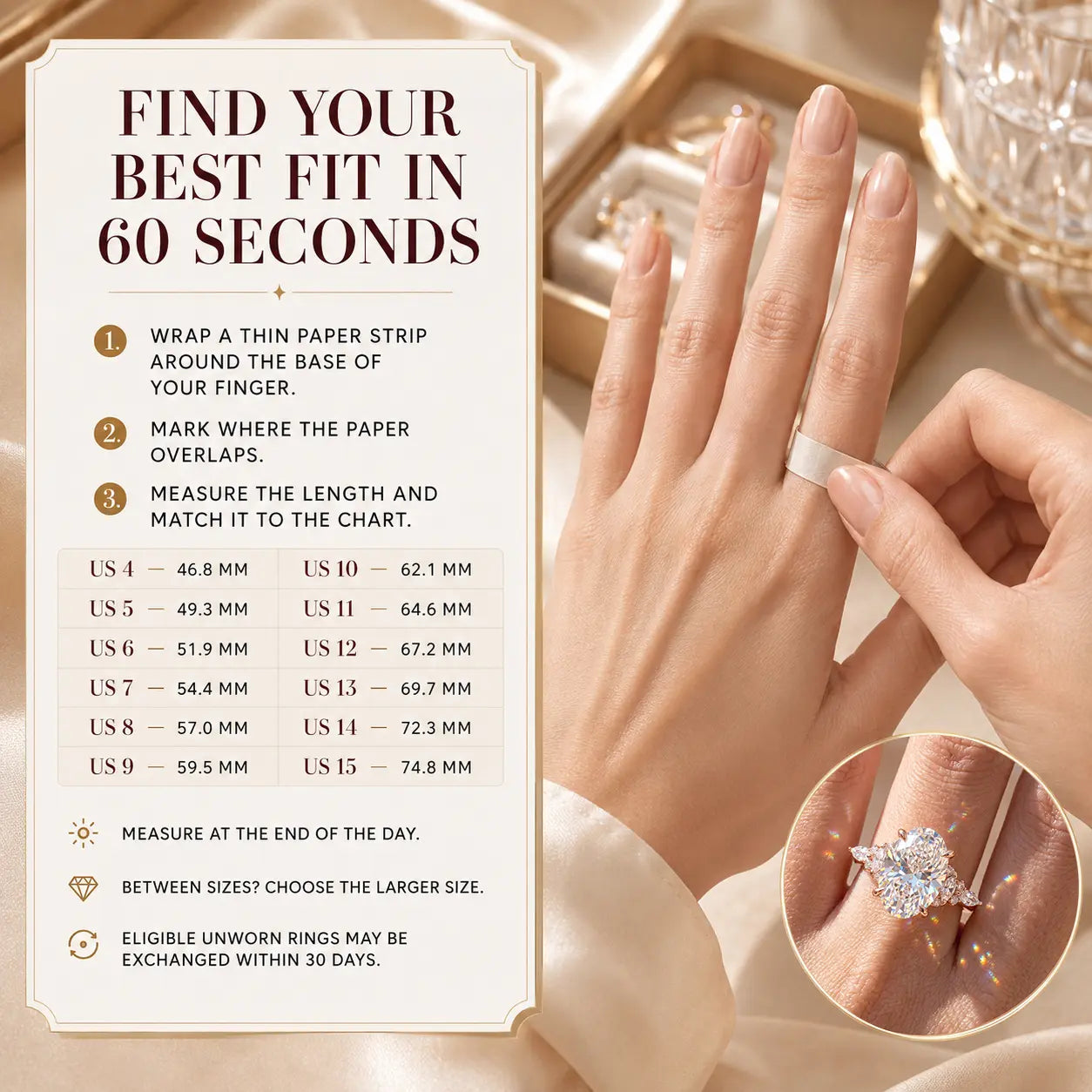 The Hand-Flattering Oval Moissanite Ring That Makes Every Look Feel More Expensive-Last Day Sale-90% OFF🔥