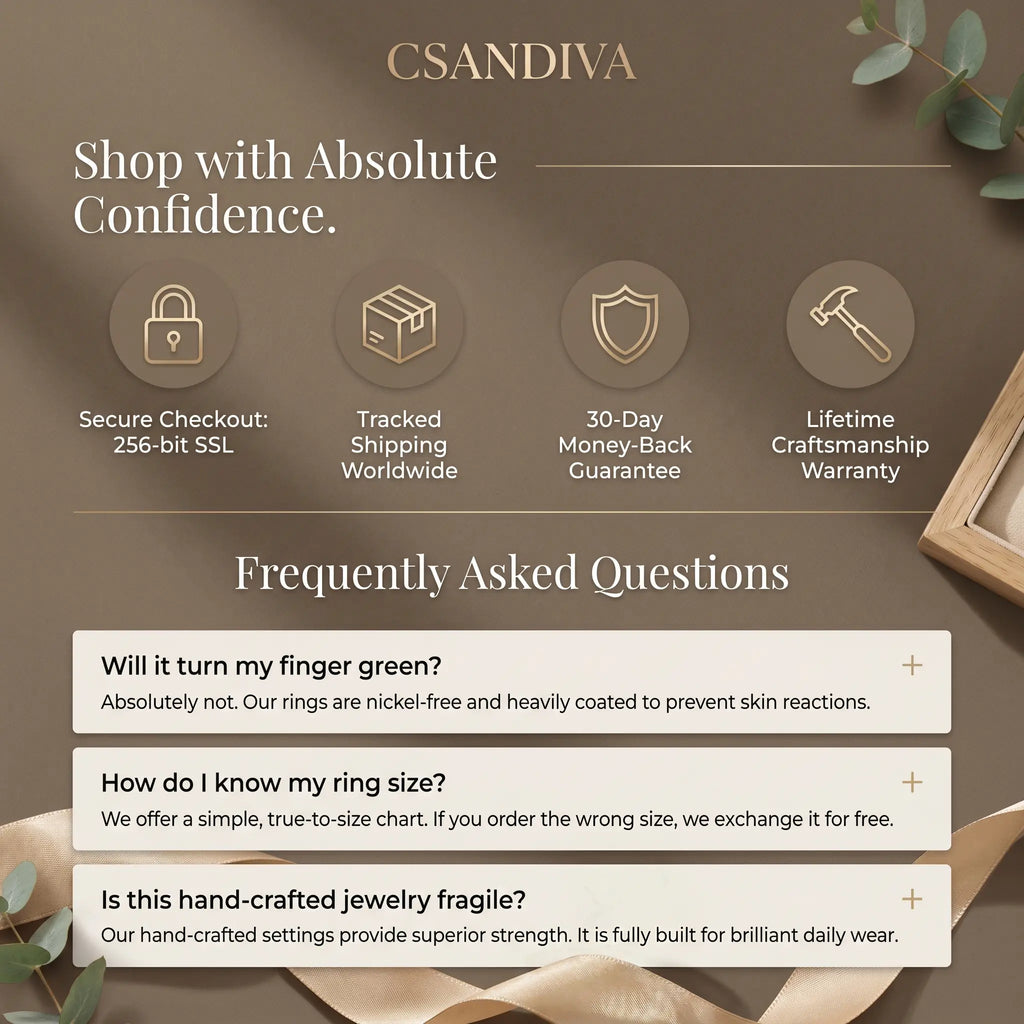 Csandiva™ Hand-Forged Vintage Moissanite Crown Ring | Butter-Smooth Micro-Pavé, Hypoallergenic Elegance | 90% OFF Last Day 🔥