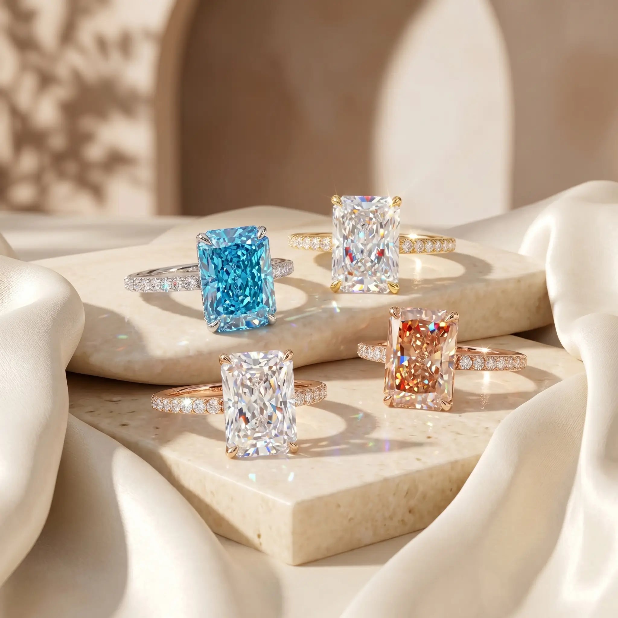 csandiva™ The "Timeless" 9.0ct Radiant Ring - Smart Luxury Alternative & Zero Anxiety Glamour | Claim 90% OFF Today🔥