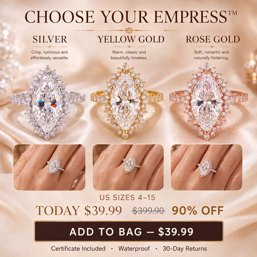 A Timeless Marquise Ring Designed To Make Every Moment Feel More Beautiful — Elegant Sparkle You’ll Love Wearing Every Day-Last Day Sale-90% OFF🔥