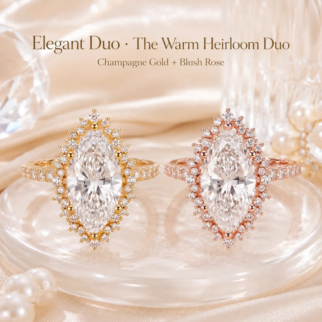 A Timeless Marquise Ring Designed To Make Every Moment Feel More Beautiful — Elegant Sparkle You’ll Love Wearing Every Day-Last Day Sale-90% OFF🔥