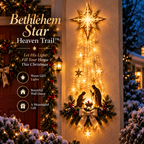 ✨Last Day 90% OFF✨✝️ Bethlehem Star of Faith™ – Lighted Nativity Wall Decor