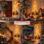 ✨Last Day 90% OFF✨✝️ Bethlehem Star of Faith™ – Lighted Nativity Wall Decor