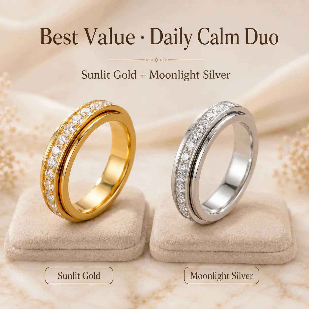 Reclaim Your Calm, One Silent Turn at a Time. Meet The Next Generation Mindfulness Ring -Last Day Sale-90% OFF🔥