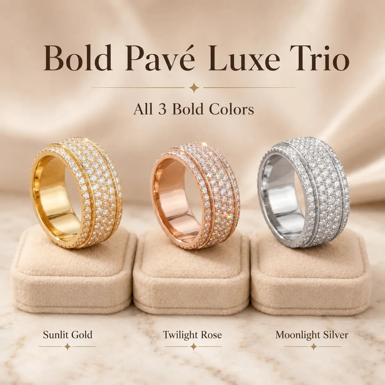 The Viral 18K Artisan Mindfulness Spinner Ring | Whisper-Quiet Elegance, Zero Green Fingers & A $10,000 Look | Last Day Sale-90% OFF🔥