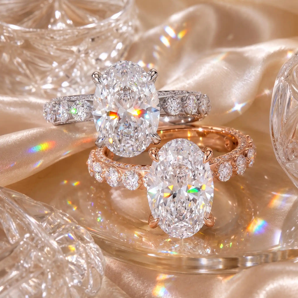 The Crown Oval™ — The Hand-Flattering 1–6 CT Lab-Grown Diamond Ring Designed to Make Your Fingers Look Longer and Every Outfit Feel Instantly More Elegant-Last Day Sale-90% OFF🔥