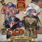 America 250th Anniversary Hawaiian Shirt | Faith & Freedom Apparel Last Day Sale-90% OFF🔥