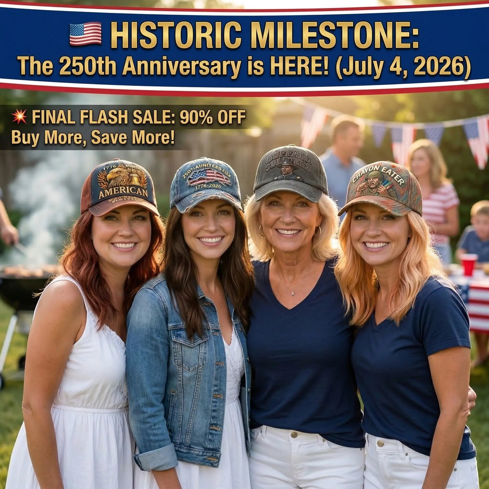 🇺🇸 LIMITED TIME ONLY: Celebrate America’s 250th in Style & Grace! Free Shipping Over $50 🚚 | 🔥 Final Flash Sale: 90% OFF!