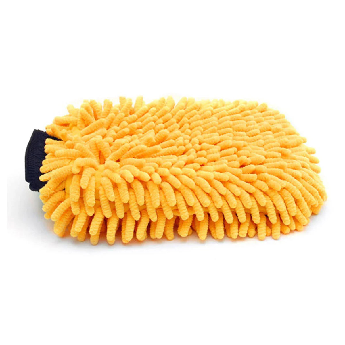 Gold Plush Chenille Wash Mitt