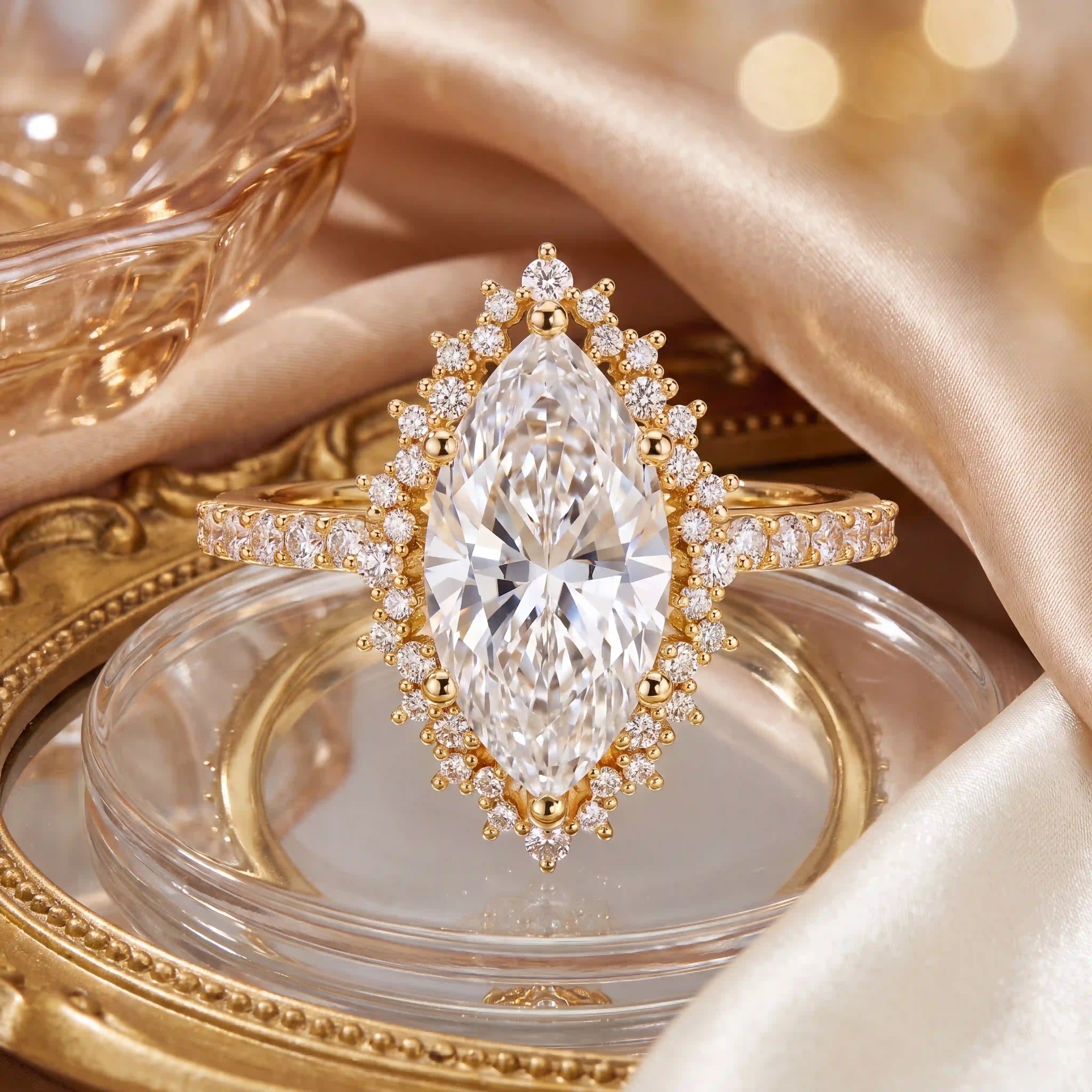 A Timeless Marquise Ring Designed To Make Every Moment Feel More Beautiful — Elegant Sparkle You’ll Love Wearing Every Day-Last Day Sale-90% OFF🔥