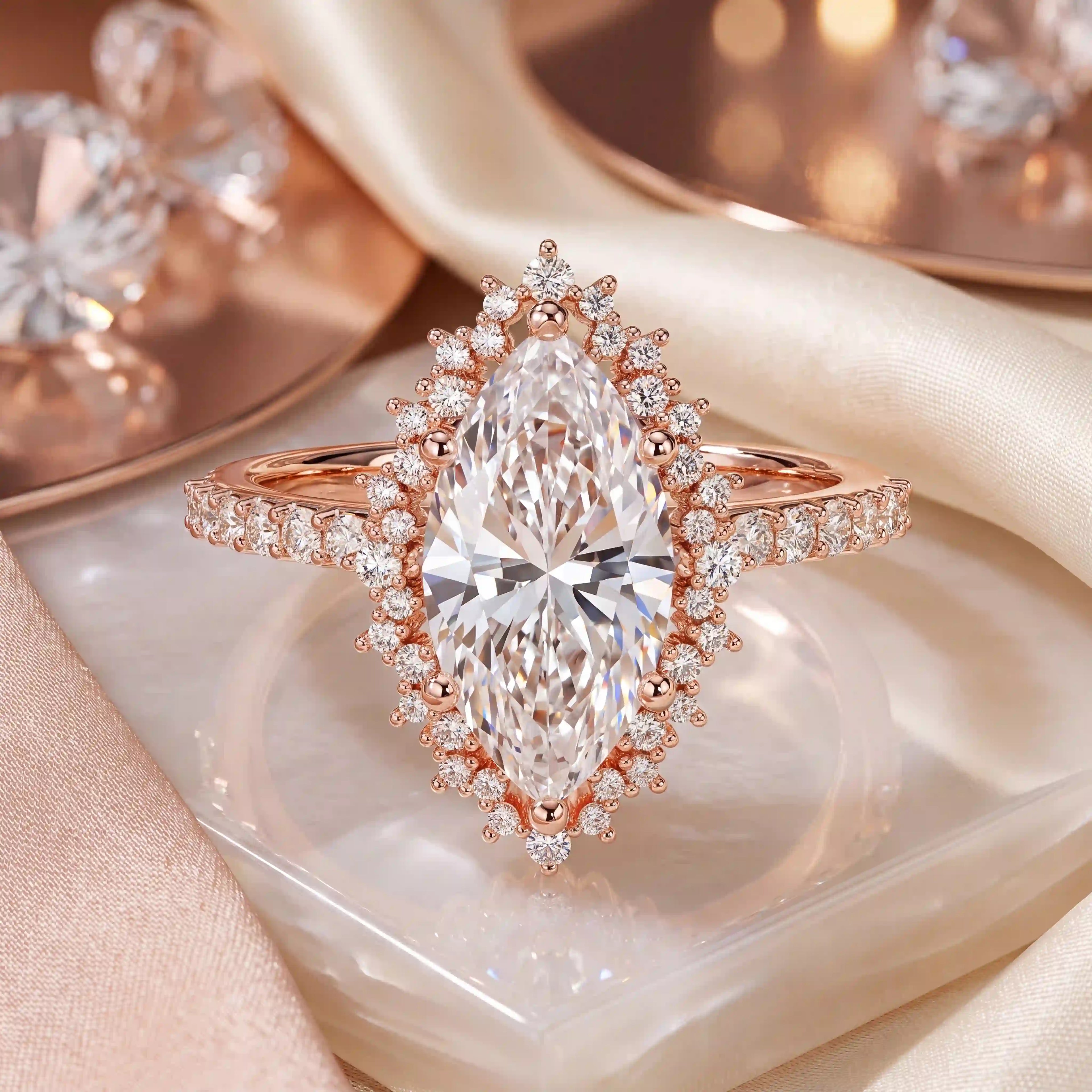 A Timeless Marquise Ring Designed To Make Every Moment Feel More Beautiful — Elegant Sparkle You’ll Love Wearing Every Day-Last Day Sale-90% OFF🔥