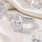 The Crown Oval™ — The Hand-Flattering 1–6 CT Lab-Grown Diamond Ring Designed to Make Your Fingers Look Longer and Every Outfit Feel Instantly More Elegant-Last Day Sale-90% OFF🔥