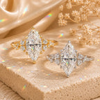 The Everglow Marquise™ Lab-Grown Diamond Ring — A Brilliant, Hand-Elongating Statement Made for Love, Milestones & Choosing Yourself | Gold or Silver | Last Day Sale-90% OFF🔥