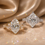 3ct Dutch Marquise Bloom Lab-Grown Diamond Ring — A Finger-Flattering Statement of Brilliant Sparkle & Custom-Look Elegance | Gold or Silver | Last Day Sale-90% OFF🔥