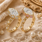 A Timeless Heirloom-Inspired Marquise Ring With Unforgettable Diamond Brilliance | Last Day Sale-90% OFF🔥