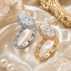 A Timeless Heirloom-Inspired Marquise Ring With Unforgettable Diamond Brilliance | Last Day Sale-90% OFF🔥