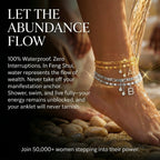 Manifest Your Wealth: The 24K Gold-Aura Personalized Manifestation Anklet -Last Day Sale-90% OFF🔥